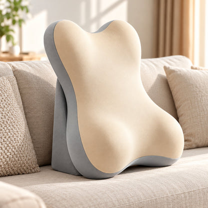 NovaFlow Adjustable Comfort Lounger Beige Grey — premium product-only hero