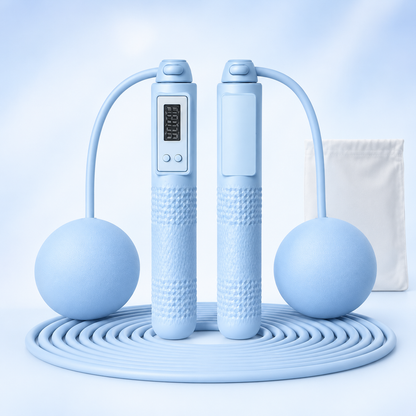 NovaFlow 2-in-1 Digital Skipping Rope - Blue variant
