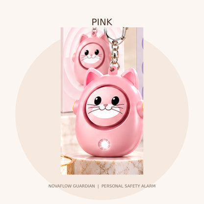 Pink cat safety alarm — colour variant