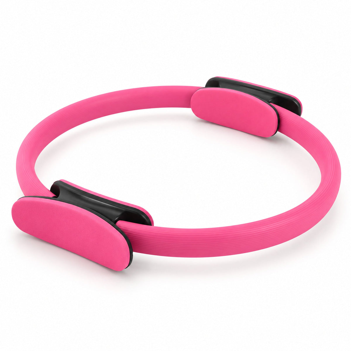NovaFlow Pilates Resistance Ring – Pink colour variant, padded dual handles