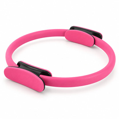 NovaFlow Pilates Resistance Ring – Pink colour variant, padded dual handles